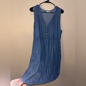 jean like babydoll dress